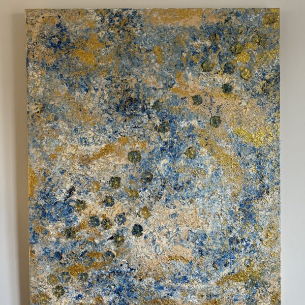 Garden and ice iceblue